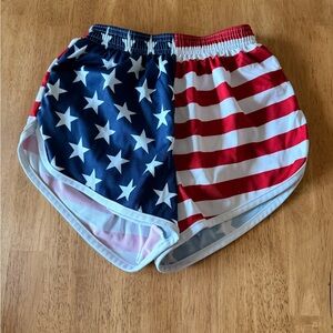 Grunt Style Red, White, and Blue Shorts